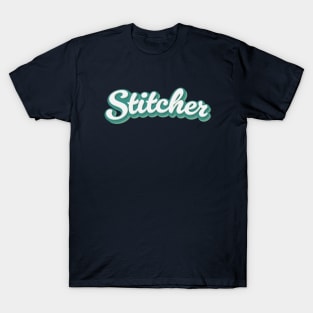 Stitcher Aqua T-Shirt